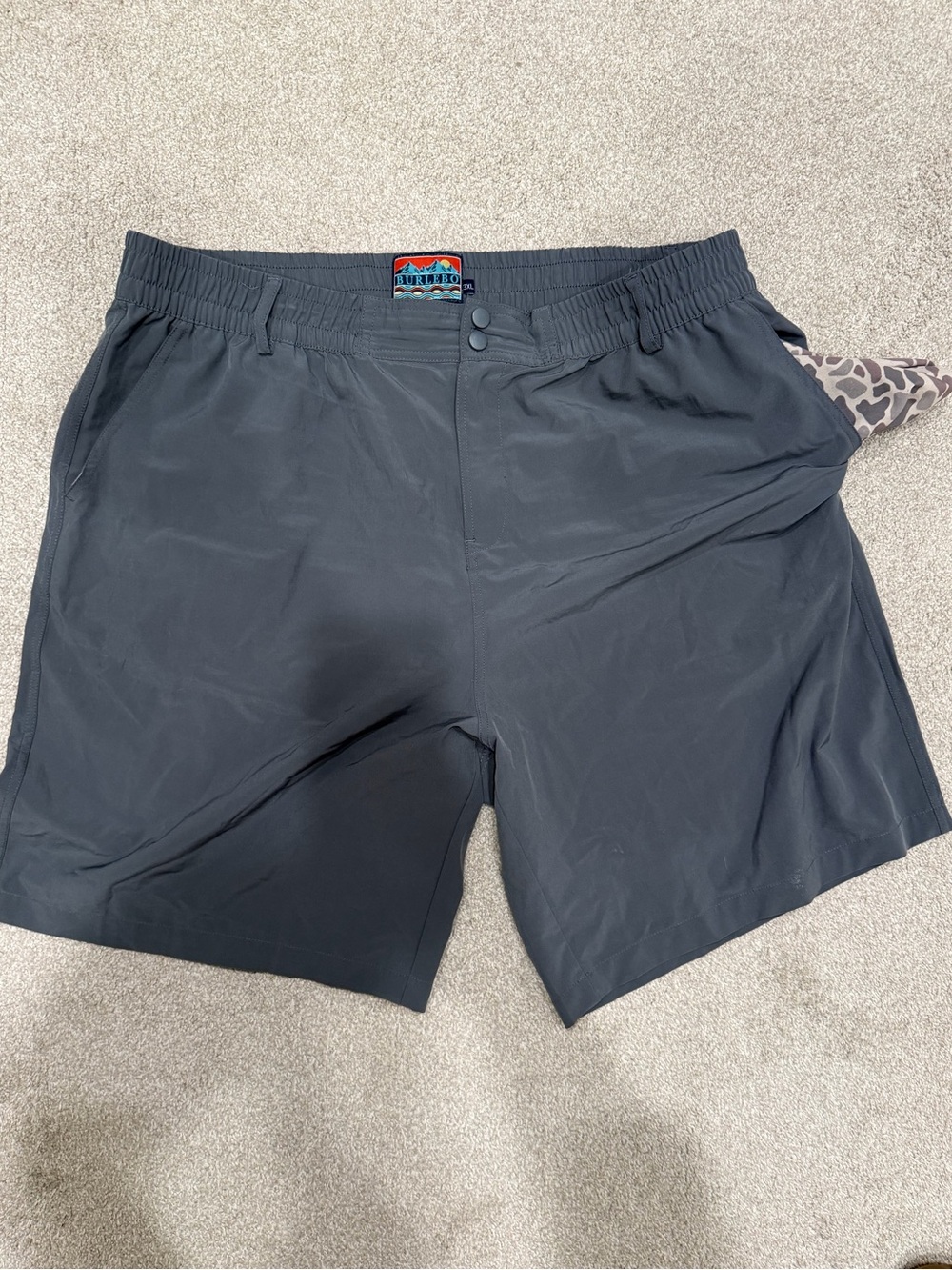 BURLEBO Charcoal Gray Outdoor Shorts